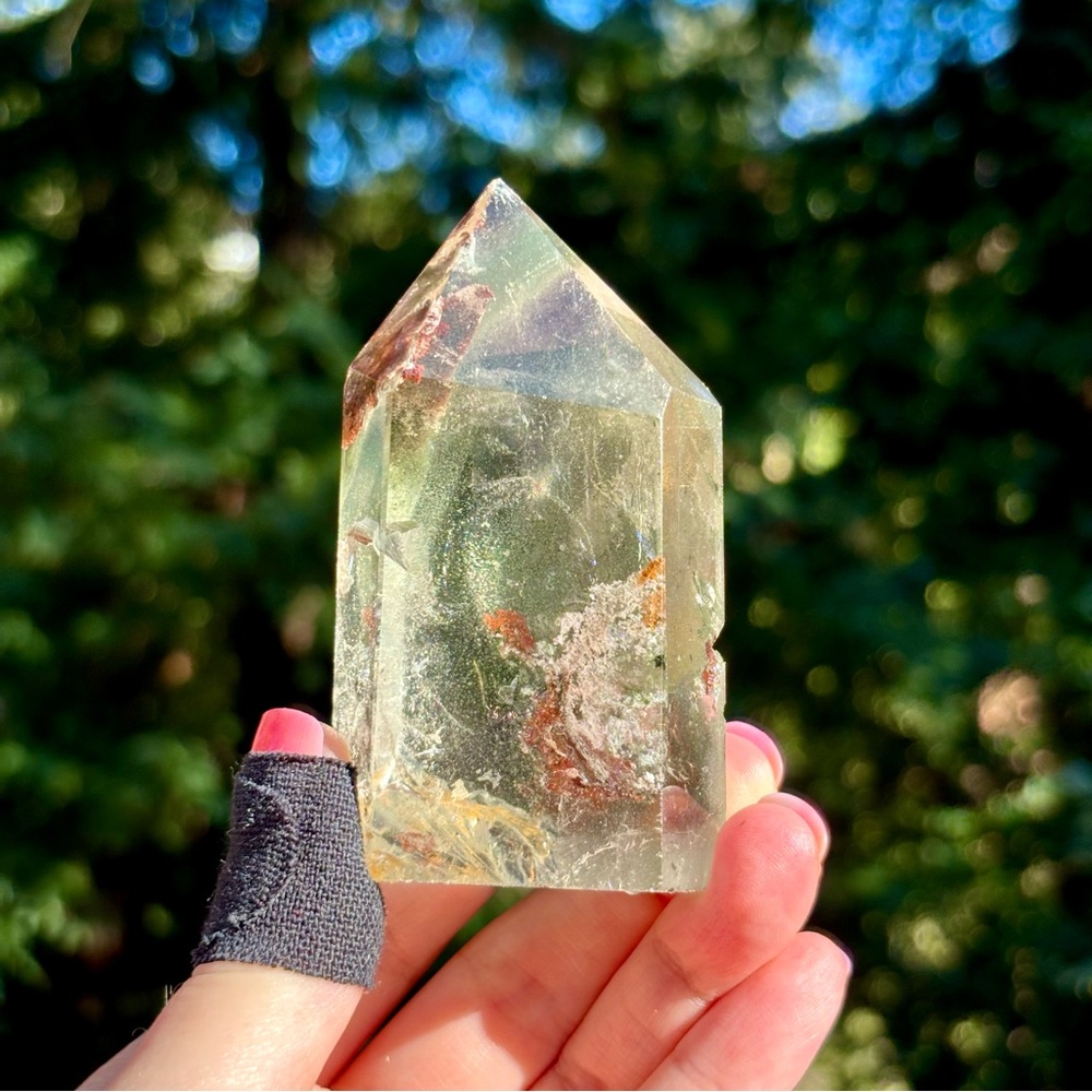 Chlorite Phantom Lodolite Garden Quartz Tower